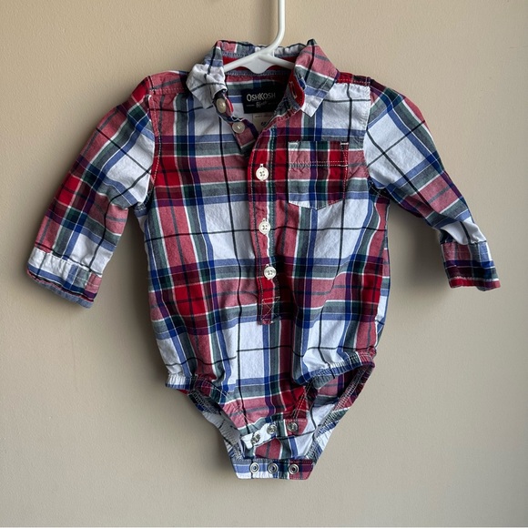 OshKosh B'gosh Other - Oshkosh Long Sleeve Baby Button Up - size 6m